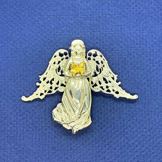 Angle with Butterfly Pin