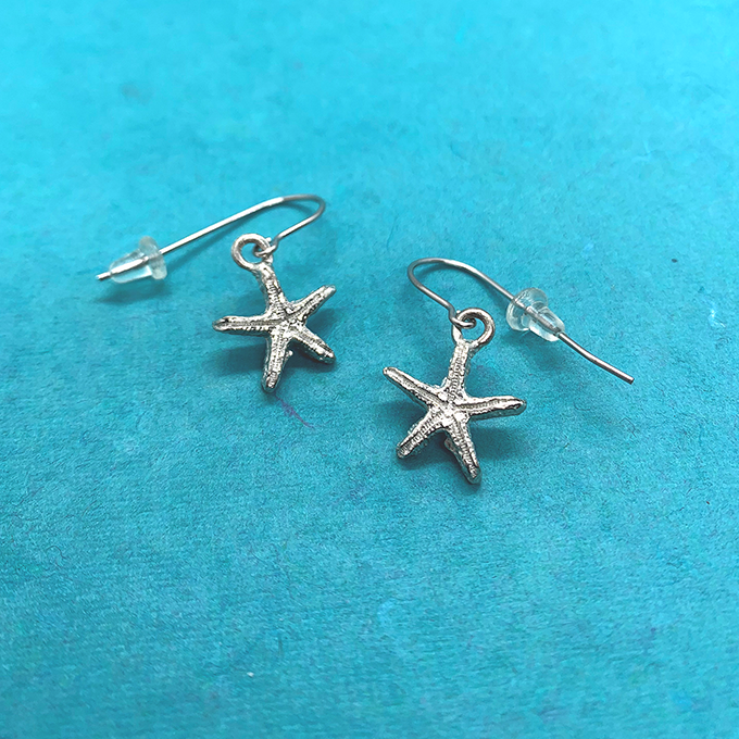 starfish tiny earrings
