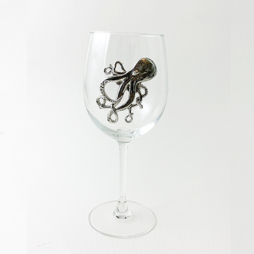 White Wine Glass, Octopus