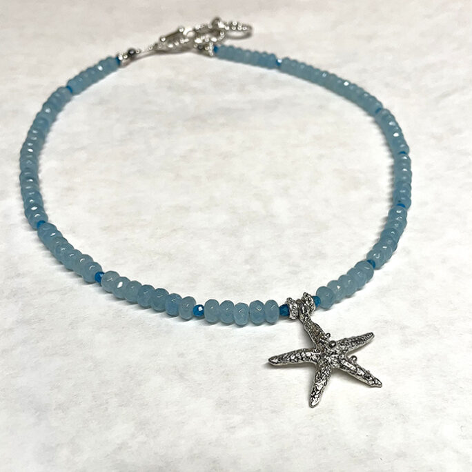 Starfish with Angelite necklace